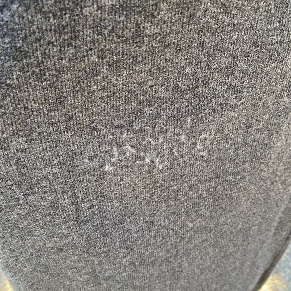 J.Jill Fair Isle Gray Nordic Jacquard Knit Long Sleeve Midi Sweater Dress - Picture 4 of 7